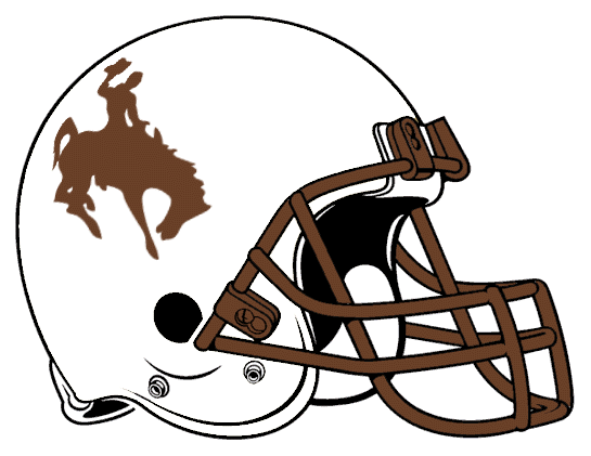 Wyoming Cowboys 1997-1999 Helmet Logo vinyl decal